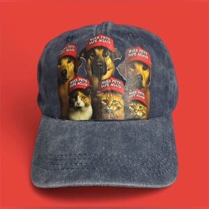 New Save The Pets/Trump Denim Cap